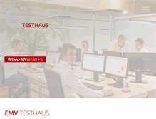 Tablet Screenshot of emv-testhaus.com